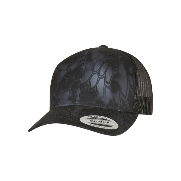 Czapka Flexfit YP Classics Kryptek Retro Trucker. Brązowe czapki damskie FLEXFIT, bez wzorów, z materiału, eleganckie. Za 85.25 zł.