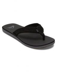 Sandały dla Mężczyzn CARVER SUEDE CORE. Czarne sandały męskie Quiksilver, bez wzorów, z gumy, bez zapięcia. Za 129.99 zł.