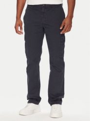 Tommy Hilfiger Spodnie materiałowe Denton MW0MW39695 Granatowy Straight Fit. Niebieskie spodnie materiałowe męskie Tommy Hilfiger, bez wzorów, z bawełny. Za 399.99 zł.