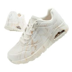 Buty sportowe damskie Skechers Uno [155584/OFWT]. Brązowe obuwie sportowe damskie Skechers, bez wzorów, bez zapięcia, trekkingowe, Skechers Sport. Za 299.00 zł.