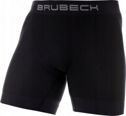 Brubeck BX11420 Bokserki męskie z wkładką rowerową czarny XL. Czarne bokserki męskie Brubeck, bez wzorów. Za 178.21 zł.