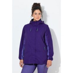Damskie Kurtka funkcjonalna 2 w 1 wodoodporna odpinane rękawy. Fioletowe kurtki sportowe damskie Ulla Popken, plus size, bez wzorów, z materiału, bez ramiączek, bez kaptura, trekkingowe. Za 639.99 zł.