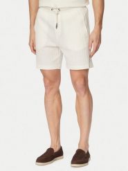 JOOP! Szorty materiałowe Juanito 30104273 Kremowy Regular Fit. Białe szorty męskie JOOP!, bez wzorów, z bawełny. Za 479.99 zł.