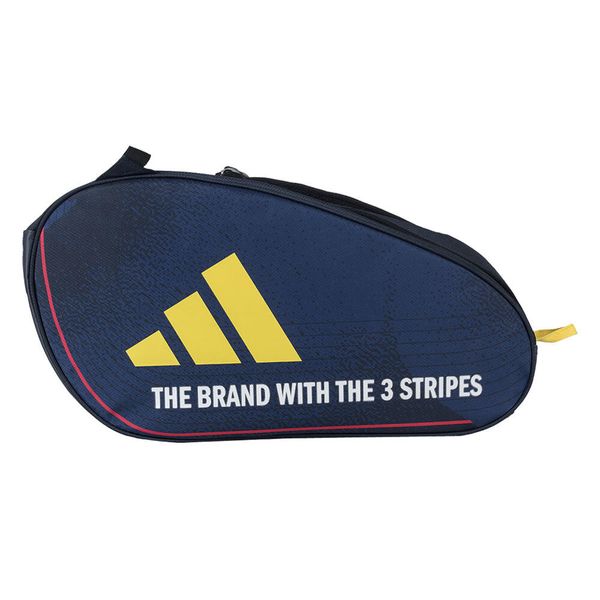 Torba do padla Adidas Control Blue 3.4. Czarne torby sportowe męskie Adidas, bez wzorów, z materiału, duże, z nadrukiem. Za 178.75 zł.