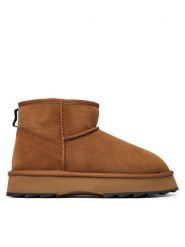 EMU Australia Śniegowce Sharky Micro Flatform W13304 Brązowy. Brązowe śniegowce damskie Emu Australia, bez zapięcia. Za 689.99 zł.