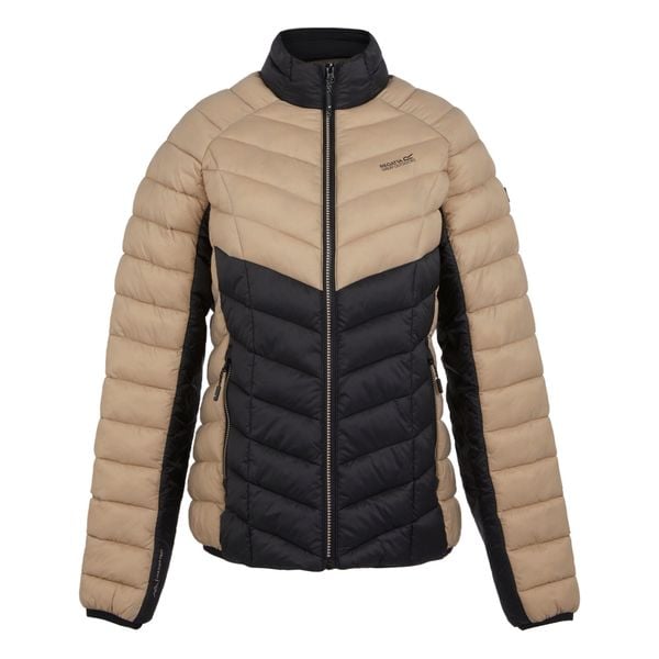 Damska Kurtka Pikowana Dalent. Brązowe kurtki sportowe damskie Regatta, xl, bez wzorów, bez ramiączek, bez kaptura, trekkingowe. Za 135.99 zł.