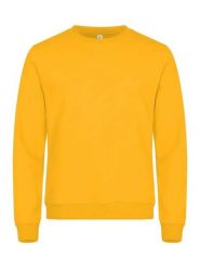 Clique Miami Roundneck — uniseks bluza bawełna z recyklingowanym poliestrem –. Żółte bluzy damskie CLIQUE, xl, bez wzorów, z bawełny, bez ramiączek, bez kaptura. Za 164.49 zł.