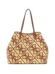 Guess Torebka 182924 Brązowy. Brązowe shopperki damskie Guess, z aplikacjami, bez dodatków. Za 674.99 zł.