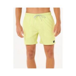 Spodenki surfingowe męskie Rip Curl Daily Volley Żółty. Zielone szorty męskie Rip Curl, bez wzorów, sportowe. Za 99.00 zł.