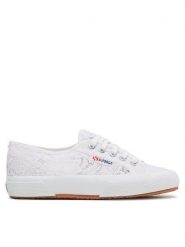 Superga Trampki 2750 Macrame S81219W Biały. Białe trampki i tenisówki damskie Superga, bez wzorów, z materiału, bez zapięcia. Za 219.99 zł.
