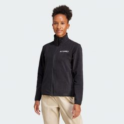 Kurtka Multi Essentials Full-Zip Fleece. Niebieskie kurtki męskie Adidas, l, bez wzorów, z materiału, sportowe, bez kaptura. Za 219.00 zł.