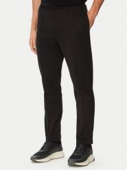 BOSS Spodnie dresowe Network Tapered 50563983 Czarny Regular Fit. Czarne spodnie sportowe męskie Boss, m, bez wzorów, z bawełny. Za 679.99 zł.