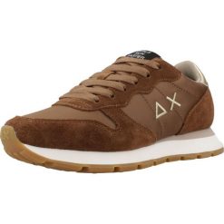 Buty SUN68 ALLY GOLD SILVER Brązowy. Brązowe obuwie trekkingowe damskie SUN68, z materiału, bez zapięcia. Za 280.99 zł.