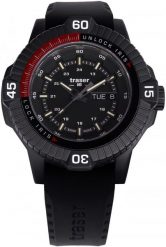 Zegarek męski Traser TS-111461 czarny. Czarne zegarki męskie Traser, bez wzorów. Za 4,250.00 zł.