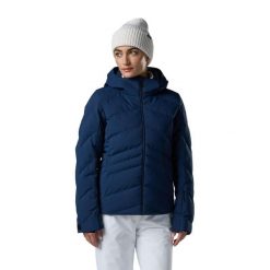 Damska kurtka narciarska Rossignol Staci NF. Niebieskie kurtki sportowe damskie Rossignol, na zimę, bez wzorów, bez ramiączek, bez kaptura, narciarskie. Za 1,372.50 zł.