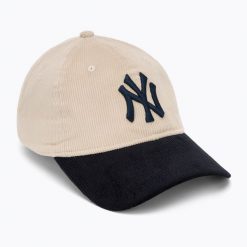 Czapka z daszkiem New Era Block Cord 9Twenty New York Yankees. Brązowe czapki damskie New Era, na zimę, bez wzorów. Za 119.99 zł.
