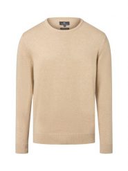 Nils Sundström sweter Mężczyźni Bawełna beżowy, XXXL. Brązowe swetry męskie Nils Sundström, m, bez wzorów, z bawełny, klasyczne, bez kołnierzyka, bez ramiączek. Za 199.95 zł.