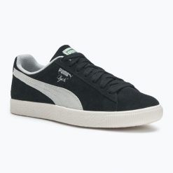 Buty PUMA Clyde Hairy Suede pumaed ivory. Czarne obuwie sportowe damskie Puma, bez wzorów, bez zapięcia. Za 239.99 zł.