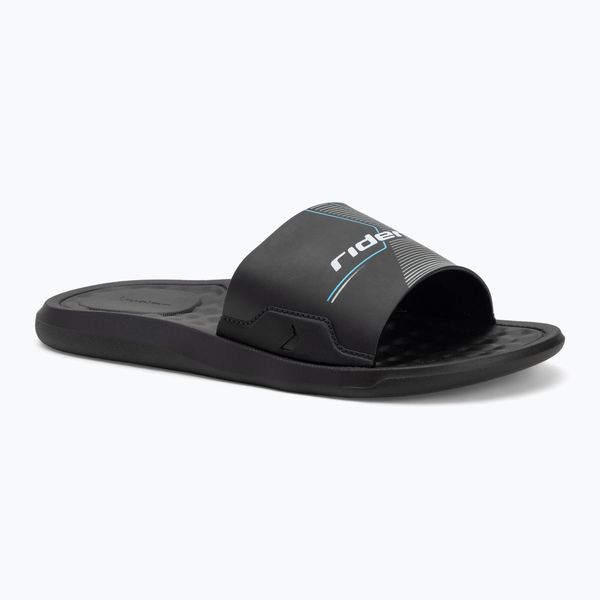 Klapki męskie RIDER Step Slide. Czarne klapki męskie Rider, bez wzorów, z materiału, bez zapięcia. Za 57.99 zł.