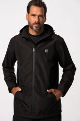 Męska Kurtka przeciwdeszczowa pełna funkcjonalność 3 funkcje outdoor. Czarne kurtki męskie JAY-PI, m, bez wzorów, z materiału, z kapturem. Za 639.99 zł.