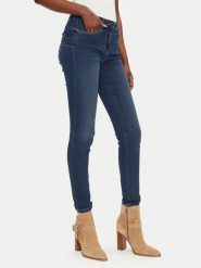 Morgan Jeansy 241-PARDA Granatowy Slim Fit. Niebieskie jeansy damskie Morgan, bez wzorów, z bawełny. Za 176.99 zł.