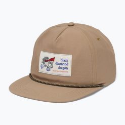Czapka z daszkiem Black Diamond Synthetic Rope. Brązowe czapki damskie Black Diamond, bez wzorów, sportowe. Za 159.99 zł.