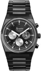 Zegarek Appella Zegarek męski Accurist 70002 czarny. Czarne zegarki męskie Appella, bez wzorów. Za 1,015.00 zł.
