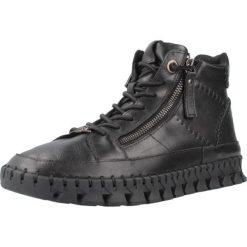 Buty CARMELA 162708C Czarny. Czarne obuwie trekkingowe damskie Carmela, ze skóry, bez zapięcia. Za 446.12 zł.