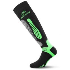 Skarpety narciarskie Lasting SWI 906 Merino. Czarne skarpetki damskie LASTING, bez wzorów, z wełny. W wyprzedaży za 119.90 zł.