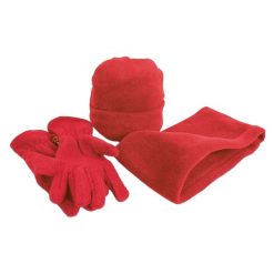 Zestaw Czapka, Rękawiczki I Szalik Polartherm. Czerwone czapki damskie RESULT WINTER ESSENTIALS, bez wzorów, sportowe. Za 72.99 zł.