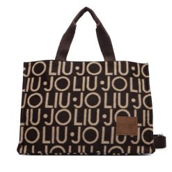 Torebka Liu Jo. Brązowe shopperki damskie Liu Jo, bez wzorów, bez dodatków. Za 469.99 zł.