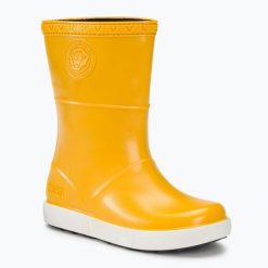 Kalosze juniorskie BOATILUS Penguy Worm Lining. Niebieskie kalosze damskie Boatilus, bez wzorów, bez zapięcia. Za 109.99 zł.