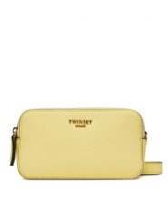 TWINSET Torebka 251TB7275 Żółty. Żółte listonoszki damskie Twinset, bez wzorów, ze skóry, bez dodatków. Za 389.99 zł.