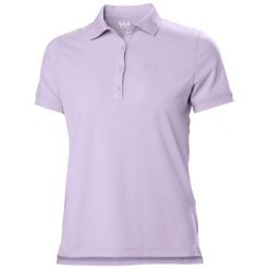 Damska koszulka polo Helly Hansen Siren. Fioletowe bluzki damskie Helly Hansen, bez wzorów, klasyczne, bez kołnierzyka, bez ramiączek. Za 274.50 zł.
