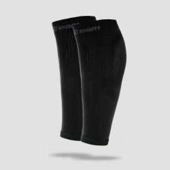 Podkolanówki kompresyjne nylonowe czarne. Czarne skarpetki damskie GYMBEAM, bez wzorów, z elastanu. Za 39.99 zł.