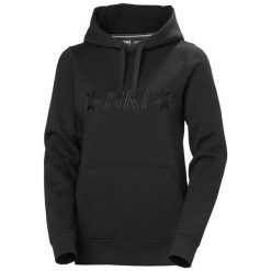 Bluza damska z kapturem Helly Hansen Elevate. Czarne bluzy damskie Helly Hansen, na lato, m, bez wzorów, z bawełny, eleganckie, bez ramiączek, z kapturem. Za 452.00 zł.