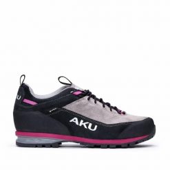 Buty sportowe trekkingowe damskie Aku Link Gore-tex. Czarne obuwie sportowe damskie Aku, bez wzorów, z gore-texu, bez zapięcia, trekkingowe, gore-tex. Za 399.00 zł.
