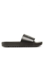 Calvin Klein Klapki Chuncky Pool Slide Rub HM0HM01063 Czarny. Czarne klapki męskie Calvin Klein, bez wzorów, z tworzywa sztucznego, bez zapięcia. Za 239.99 zł.