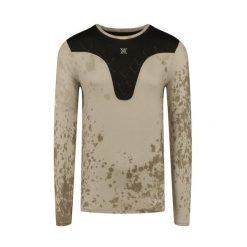 Longsleeve biegowy męski X-Bionic Corefusion Run Shirt LS Beige. Brązowe bluzy męskie X BIONIC, m, bez wzorów, sportowe, bez ramiączek, bez kaptura. W wyprzedaży za 420.00 zł.