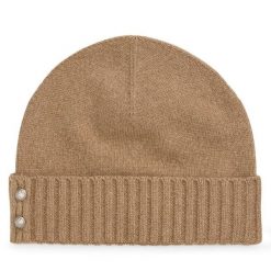 Czapka LAUREN RALPH LAUREN. Brązowe czapki damskie Lauren Ralph Lauren, na zimę, bez wzorów. Za 379.99 zł.