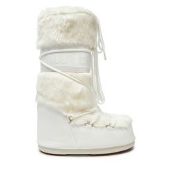 Śniegowce Moon Boot. Białe śniegowce damskie Moon Boot, bez zapięcia. Za 1,249.00 zł.