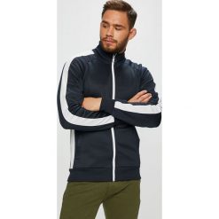 Jack & Jones - Bluza. Niebieskie bluzy męskie Jack & Jones, s, bez wzorów, z dzianiny, bez ramiączek, bez kaptura. W wyprzedaży za 99.90 zł.