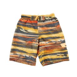 Second life - Męskie pomarańczowe szorty kąpielowe - Jak nowy. Brązowe kąpielówki męskie Nike, m, bez wzorów. Za 106.46 zł.