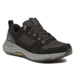 Buty męskie na co dzień Skechers Go Walk Outdoor. Czarne trekkingi męskie Skechers, bez zapięcia. Za 350.00 zł.