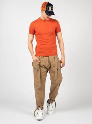 Xagon Man T-Shirt | P23 081K 1200K | Mężczyzna | Pomarańczowy. Brązowe t-shirty męskie Xagon, l, bez wzorów, z bawełny, bez kołnierzyka, bez ramiączek. W wyprzedaży za 199.00 zł.