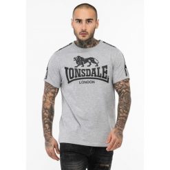Koszulka Lonsdale Stour. Czarne koszulki sportowe męskie Lonsdale, bez wzorów, bez ramiączek, na fitness i siłownię. Za 136.50 zł.