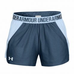 Spodenki sportowe damskie Under Armour New Play Short. Czarne obuwie sportowe damskie Under Armour, bez wzorów, bez zapięcia, na fitness i siłownię. Za 149.00 zł.