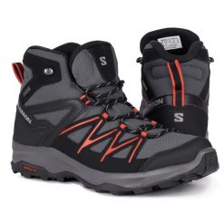 Buty męskie sportowe GORE-TEX SALOMON DAINTREE MID. Czarne buty sportowe męskie Salomon, na jesień, bez wzorów, z gore-texu, bez zapięcia, wspinaczkowe, gore-tex. W wyprzedaży za 419.00 zł.