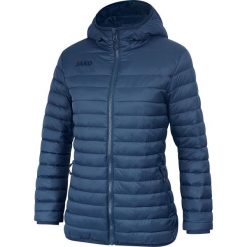 Kurtka Jako femme stepp. Niebieskie kurtki sportowe damskie Jako, s, bez wzorów, z materiału, bez ramiączek, z kapturem. Za 459.40 zł.