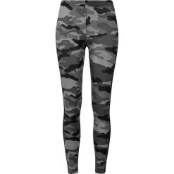 Damskie legginsy Urban Classic stripe. Czarne legginsy damskie Urban Classics, bez wzorów, z bawełny. Za 84.65 zł.